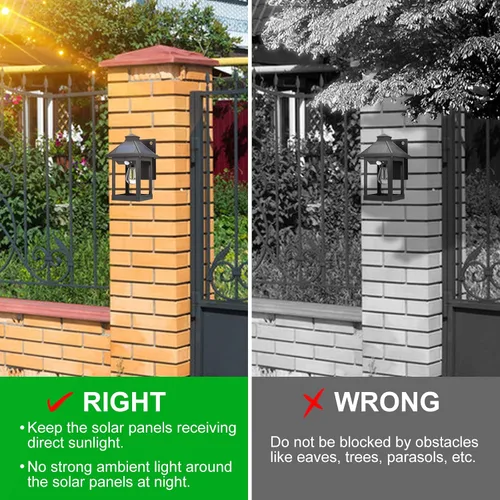 Miniatura 7 de Lámpara solar de pared para exteriores con 3 modos de iluminación, lámpara LED de montaje de pared del atardecer al amanecer, sensor de movimiento