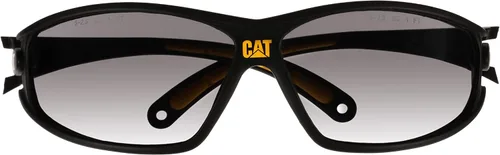 Miniatura 2 de Caterpillar Tread Gafas de seguridad, negro y amarillo, espejo azul, unisex