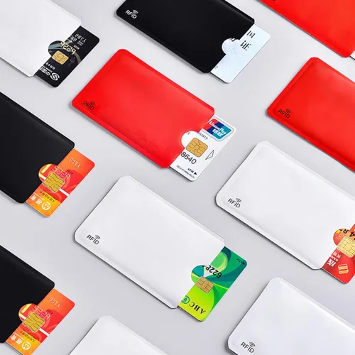 Miniatura 7 de fancyfree Fundas de bloqueo RFID, prevención de robo de identidad RFID, fundas para tarjetas de crédito RFID, fundas para tarjetas de diseño delgado
