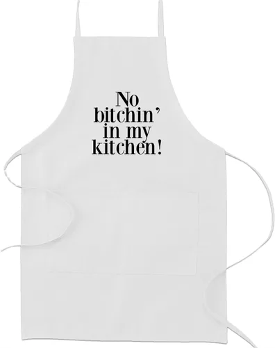 Miniatura 5 de Decal Serpent No Bitchin' in My Kitchen - Delantal divertido para cocinar, para hornear, color verde bosque