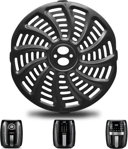 GWY Sartén para freidora de aire para Gourmia GAF536 GAF556 GAF566 5QT freidora de aire, bandeja de repuesto antiadherente de 8.8 x 8.4 pulgadas,