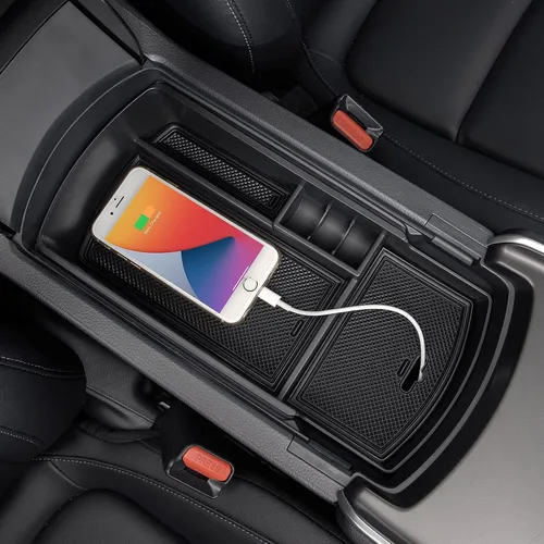 Miniatura 7 de PIMCAR Organizador de consola central para Honda Accord 2018 2019 2020 2021 2022 ABS - Caja de inserto de reposabrazos de material plástico, Accord