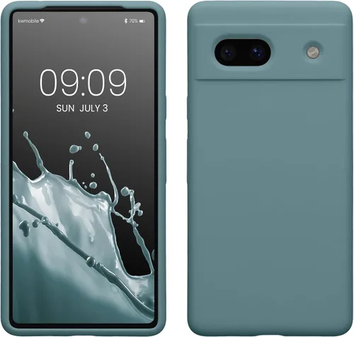Miniatura 62 de kwmobile Funda Compatible con Google Pixel 6 Pro - Funda de Teléfono de Silicona TPU con Acabado Suave - Azul Caribe