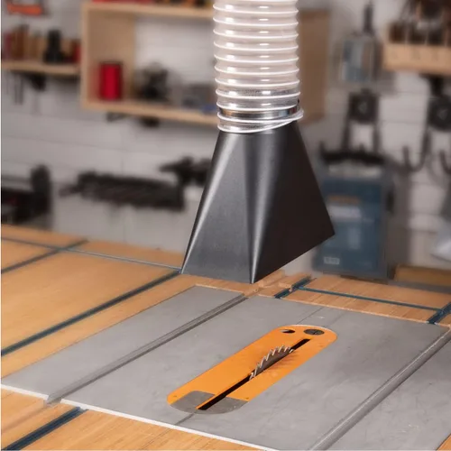 Miniatura 6 de POWERTEC 70151 - Capucha de polvo con forma rectangular, embutido de 4 pulgadas por accesorio de 10 pulgadas de ancho para recolección de polvo