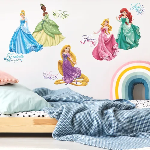 Miniatura 2 de RoomMates Disney Princess Royal Debut - Calcomanías de pared para despegar y pegar, RMK2199SCS