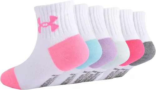 Miniatura 4 de Under Armour Girls' Multi Pack Quarter Sock