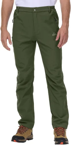 Miniatura 8 de Rdruko Pantalones de nieve de invierno para hombre, impermeables, aislados, de vellón, para esquí, snowboard