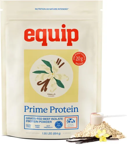 Miniatura 15 de Equip Foods - Polvo de proteína limpia de carne de res alimentada con pasto, apto para dieta carnívora, paleo y keto, sin gluten ni lácteos, 30