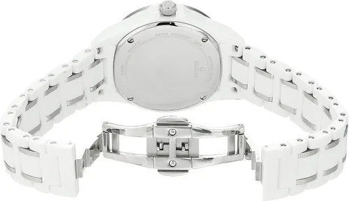 Miniatura 8 de Bulova Ladies' Marine Star 'Series L' 3-Hand Day Date Quartz Diamond Ceramic Watch, Sapphire Crystal, 100M Water Resistant, Mother-of-Pearl Dial