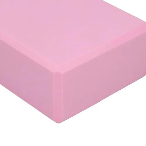 Miniatura 7 de Bloque de yoga rosa, bloques de yoga, paquete de 2 unidades, aspecto antideslizante, 2 piezas, material de espuma de apoyo seguro rosa, operación