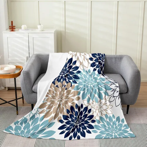 Miniatura 10 de Lake House Flannel Blanket,Hand Drawn Lake Mountain Scenery Fleece Blankets for Kids Girls Boys Adult Room Decor,Rustic Farmhouse Blankets Lake