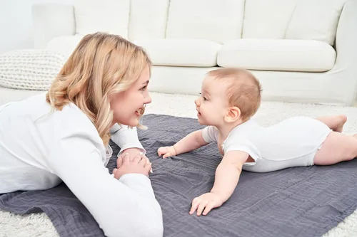 Miniatura 7 de CottCare Mantas envolventes de muselina para bebés para niños y niñas, paquete de 4 unidades, transpirables y agradables al tacto, mantas Verde