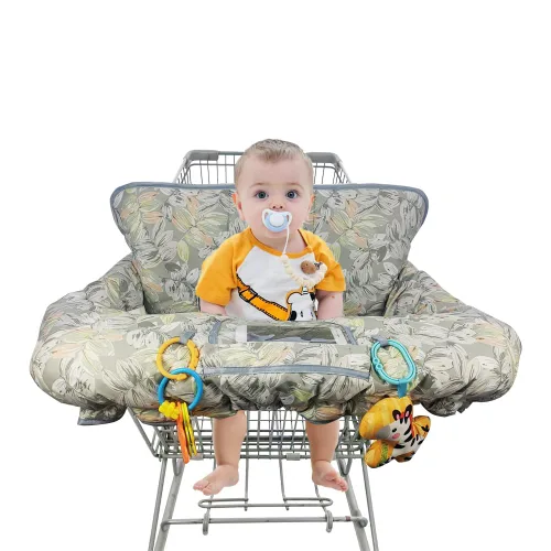 Miniatura 2 de Funda para carrito de compras para bebé, niño, niña, fundas de carrito multien 1 para bebés, funda acolchada suave para silla alta infantil, lavable