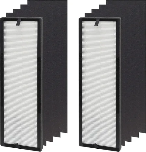 NEA-F1 Filtro de repuesto True HEPA, compatible con purificador de aire Eureka NEA120 y purificador de aire Toshiba CAF-W36USW, paquete de 2
