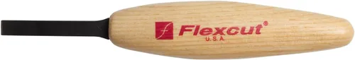 Miniatura 3 de Flexcut Micro cincel, cuchilla de corte afilada de alto carbono, 3/16 pulgadas (0.197 in) para trabajos en miniatura y detalles finos (MT13)