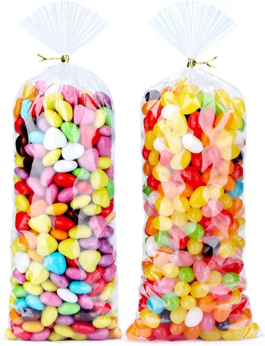 200 bolsas de celofán de 4 x 9 pulgadas, bolsas de celofán para dulces, bolsas de regalo transparentes, bolsas para cake pops, bolsas para Bolsas