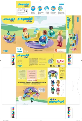 Miniatura 8 de Playmobil 1.2.3: Número-Merry-Go-Round