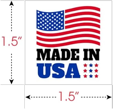 Miniatura 2 de ArtCreativity American USA - Tatuajes individuales patrióticos para niños (paquete de 144) tatuajes temporales precortados no tóxicos de 1.5
