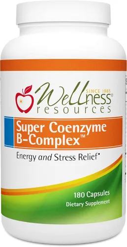 Miniatura 6 de Wellness Resources Super Coenzyme B Complex - Vitaminas B altamente absorbibles + metilfolato para energía, estrés, cabello (90 cápsulas)