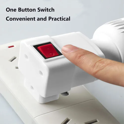 Miniatura 6 de Adaptador de extensión de enchufe E26/E27 con interruptor, enchufe de luz enchufable, convierte la toma de corriente a enchufe de bombilla