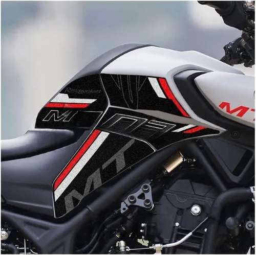 Miniatura 3 de Tank Pad Sticker Motorcycle Anti Slip Knee Grip Pad Fuel Tank Stickers Gas Cap Oil Protect Pad Frosted Decals for Yam&aha MT03