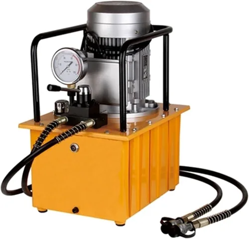 Miniatura 11 de Bomba hidráulica ATO Bomba hidráulica eléctrica de 1.2KW Válvula manual de 220 V de efecto único 10000 PSI Unidad de potencia hidráulica eléctrica