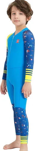 Miniatura 6 de DIVE & SAIL Traje de baño de una pieza de manga largacorta para niños con protección solar