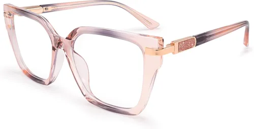 Miniatura 8 de Dollger Gafas de luz azul para mujer, lentes de bloqueo de luz azul, lentes retro cuadrados TR90 Negro