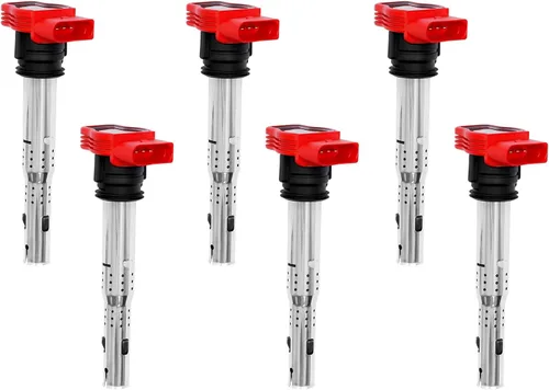 Miniatura 9 de Paquetes de bobinas de encendido UF529 y bujías (juego de 4), compatible con Volkswagen Tiguan/Jetta/CC/GTI/Passat, Audi A4/A5/Q5/A3/TT y más 2.0L