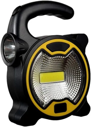 BESPORTBLE Cob portátil LED reflector de mano luz de trabajo linterna ultra brillante para acampar reparación de automóviles emergencia ligera