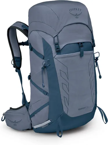 Miniatura 24 de Osprey Tempest 22L Mochila ligera de senderismo para mujer, mochila pequeña para viajes y campamentos, verde menta helada/Botánica