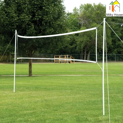 Miniatura 7 de Redes de voleibol, red profesional de voleibol, red de repuesto portátil de voleibol para patio trasero, escuela, deportes, playa, piscina, juego