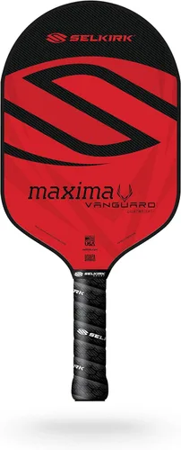 Miniatura 4 de Selkirk Sport Vanguard - Paleta híbrida de pickleball de fibra de carbono con núcleo de polipropileno X5, raquetas de pickleball 1.0 Rojo
