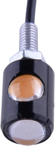 Miniatura 5 de 2 unids 12 V mini perno LED motocicleta intermitente indicador intermitente matrícula luces universales