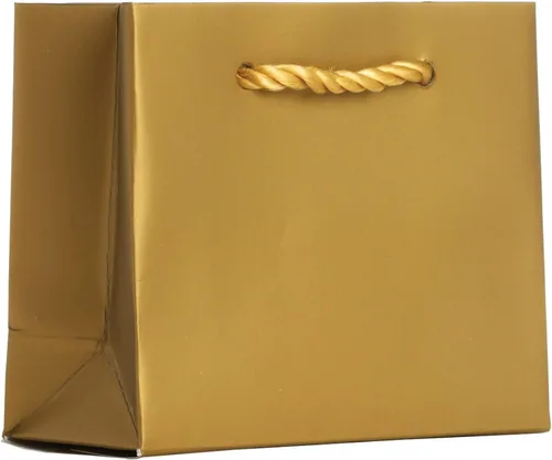Miniatura 3 de Jillson Roberts Pequeñas bolsas de regalo, negro mate (12 piezas)