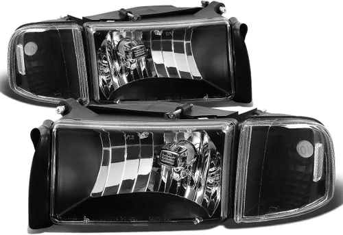 Miniatura 7 de DNA MOTORING HL-OH-DR944P-BK-AM Montaje para luz delantera, para el lado del piloto y del acompañante, color negro/ámbar