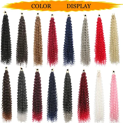 Miniatura 5 de 3 trenzas de ganchillo Passion Twist, cabello sintético preseparado para trenzar de 14 pulgadas, 3 paquetes de cabello trenzado pretrenzado