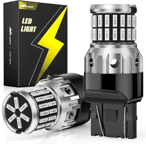 Miniatura 11 de Nilight 1156 - Bombilla LED súper brillante 4014 63SMD, lámpara de repuesto para luz de reversa, luz de marcha atrás, luz de freno trasero, luz