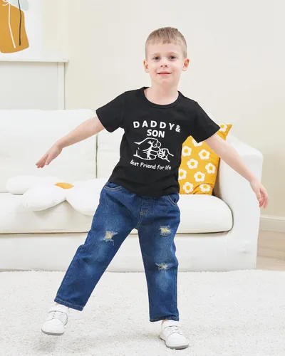Miniatura 48 de Renotemy Ropa de bebé para niño, trajes de mezclilla, sudadera con capucha para bebés, pantalones de mezclilla, ropa para niños pequeños