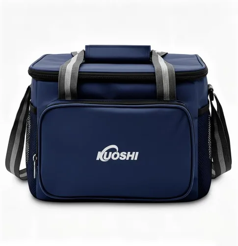 Miniatura 18 de Lonchera térmica aislada de 14 litros para hombres y mujeres, bolsa refrigeradora a prueba de fugas con forro de carcasa dura y bolsa tipo tote