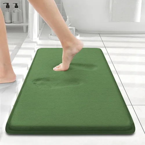 Miniatura 51 de Smiry Tapetes de Baño de Espuma Viscoelástica 36 x 24 pulgadas, Tapetes de Baño Extra Suaves y Absorbentes, Alfombra Antideslizante Lavable
