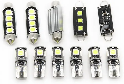 Miniatura 3 de Luz LED para techo interior – Kit de luz LED J'eep para 1999-2004 J'eep Grand Cherokee accesorios mapa cúpula luz de licencia