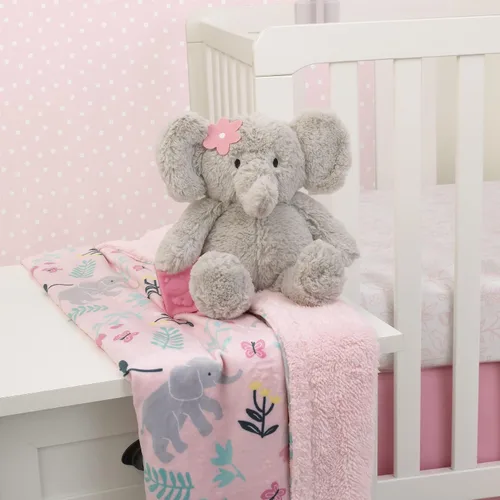 Miniatura 4 de Carter's Elefante floral de peluche gris