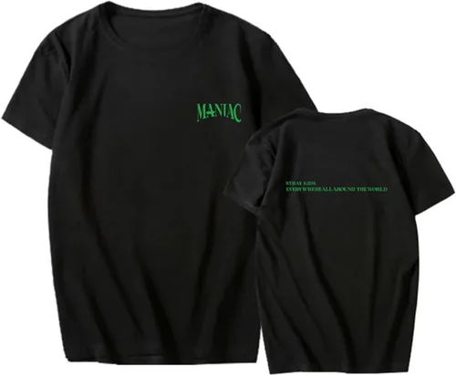 KPOP Skz Camiseta Nuevo Álbum Tee Bangchan Jisung Felix Hyunjin Merch Tops