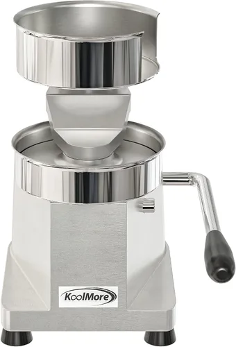 Miniatura 9 de KoolMore Prensa de hamburguesas para hamburguesas de 5 pulgadas, máquina formadora manual de acero inoxidable para alimentos personales