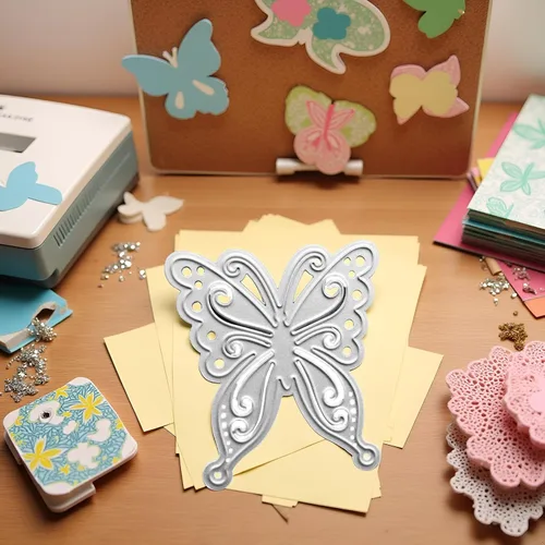 Miniatura 6 de Troqueles de corte de mariposa de metal DIY Scrapbooking artista corte metal troqueles plantillas Scrapbooking capas troqueles troquelado plantillas