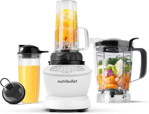 Miniatura 11 de NutriBullet ZNBF30500Z - Set de licuadora de 1200 W, 1200 W, color gris oscuro