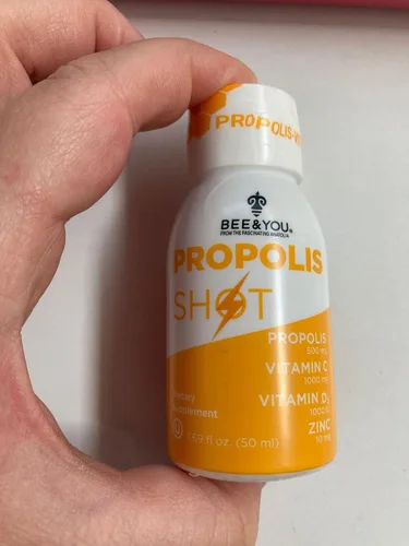Miniatura 7 de BEE and You - Suplemento de propóleos 100% natural de apoyo inmunológico, antioxidantes, vitamina C, VIT D3, zinc, jugo de naranja, miel cruda, 1.69