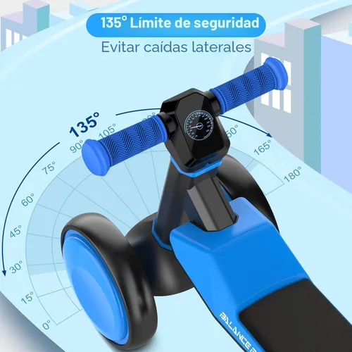 Miniatura 3 de ESPRAY - Bicicleta de equilibrio para bebés con iluminación colorida, para niños de 1 año, primera bicicleta para niños de 12 a 24 meses con asiento