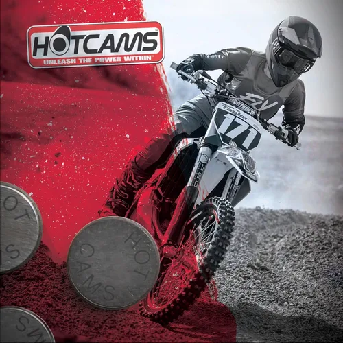 Miniatura 8 de Hot Cams Kit completo de cuña de válvula de 0.394 in HCSHIM31 para varias motos KTM Adventure Street Super Duke y Enduro Dirt Bikes